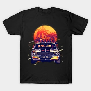 synthwave cars T-Shirt